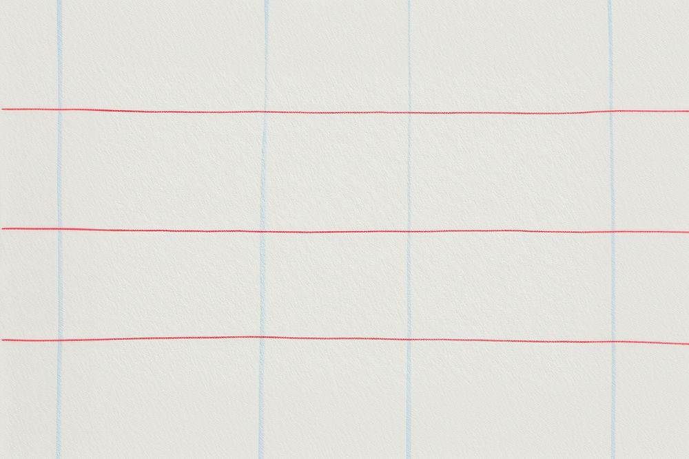 Red lined white paper texture lines background stationery.