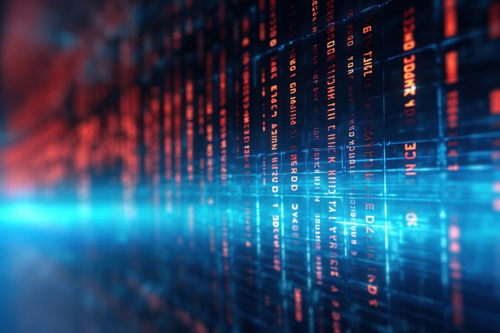 Futuristic digital data code background | Free Photo - rawpixel