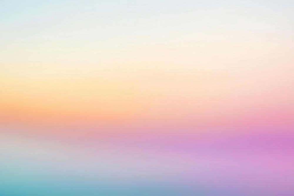 Pastel white gradient background outdoors horizon rainbow.