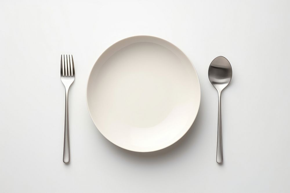 Minimalist dining setup with cutlery