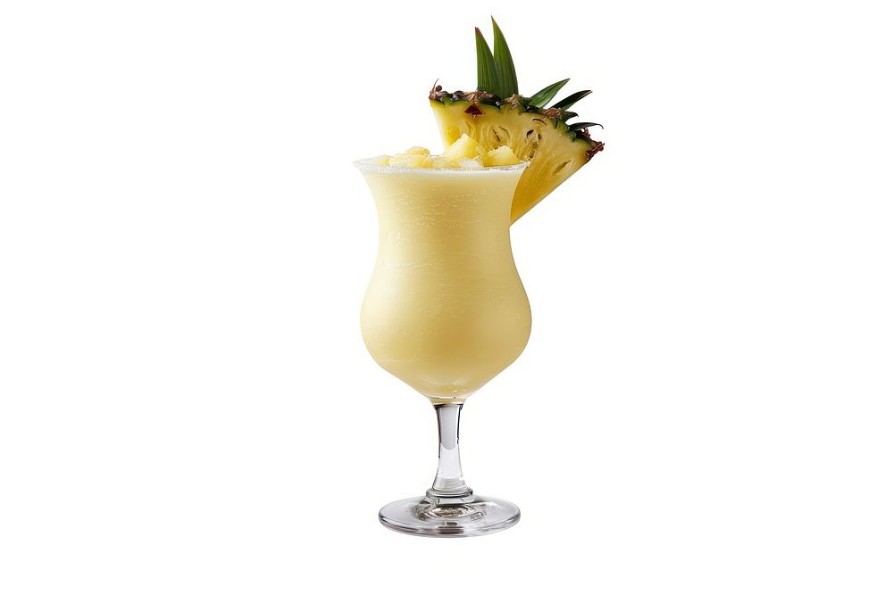 A pina colada pineapple beverage cocktail.