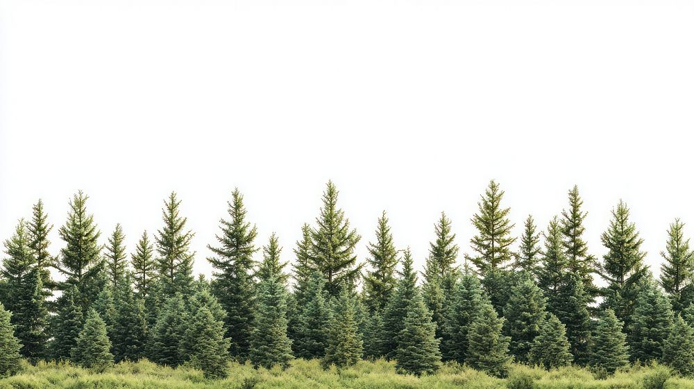 Real cedar forest background outdoors nature.