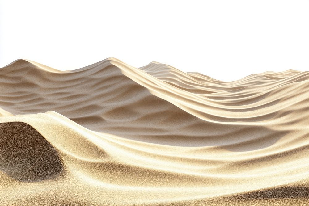 Golden desert sand dunes landscape