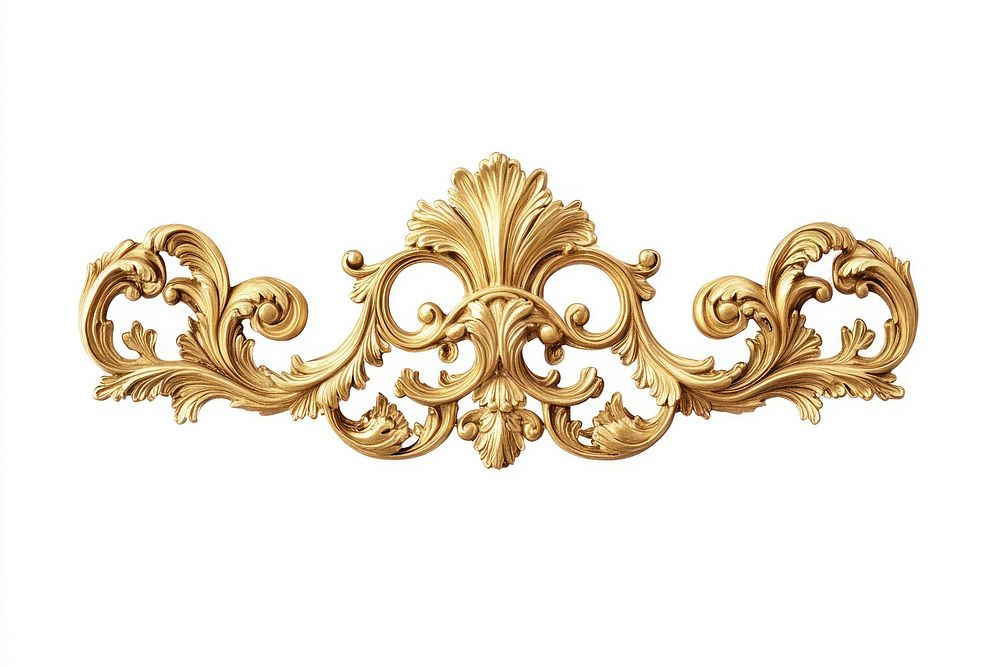 Ornate gold decorative flourish