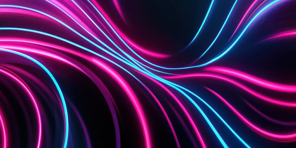 Line futuristic light neon background pattern.