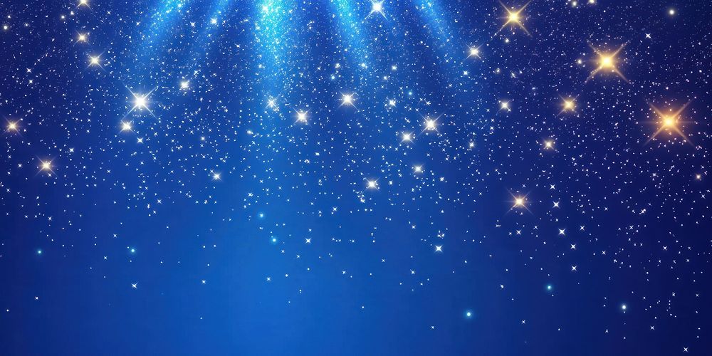 Blue background stars and glowing | Free Photo Illustration - rawpixel