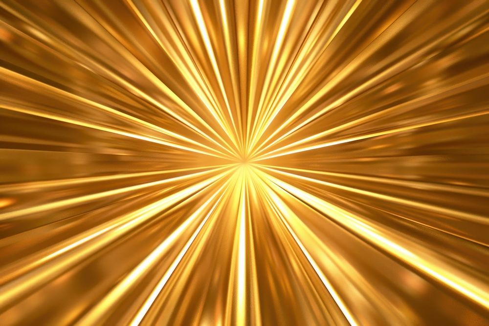 A gold gradient background with light rays accessories accessory lighting.