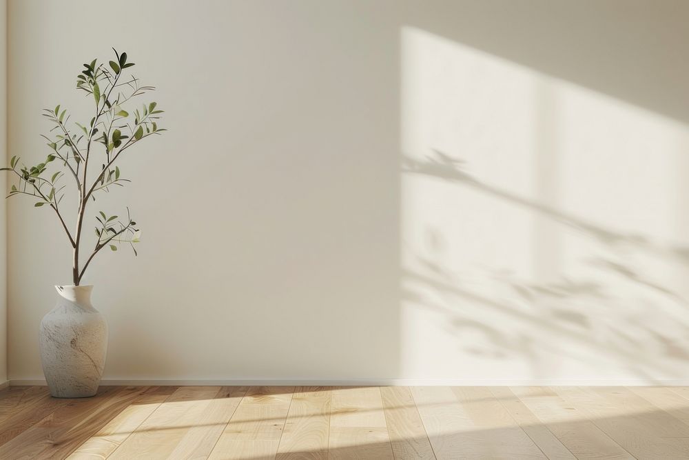 Interior background plant floor minimalist.