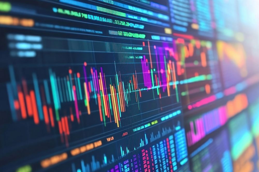 Financial dashboard showing diversification investment financial analysis.