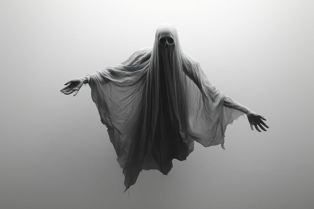 Ghost clothing floating figure.