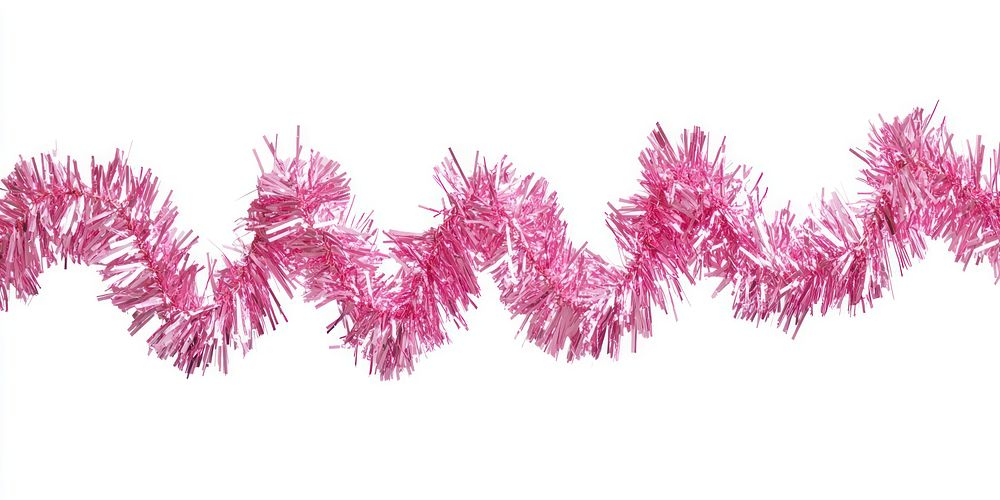 Pink Christmas garland accessories decoration accessory.