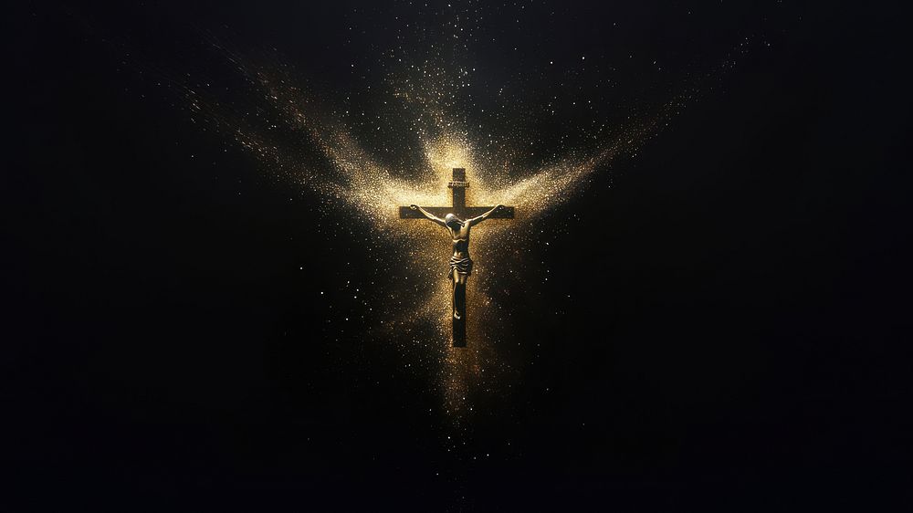 Jesus cross background crucifix symbol.