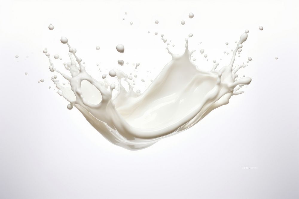 Milk or cream splash effect background dairy white.