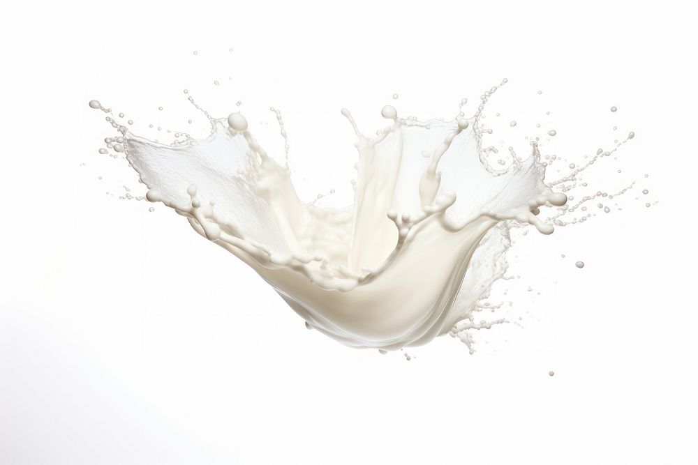 Milk or cream splash effect background dairy white.