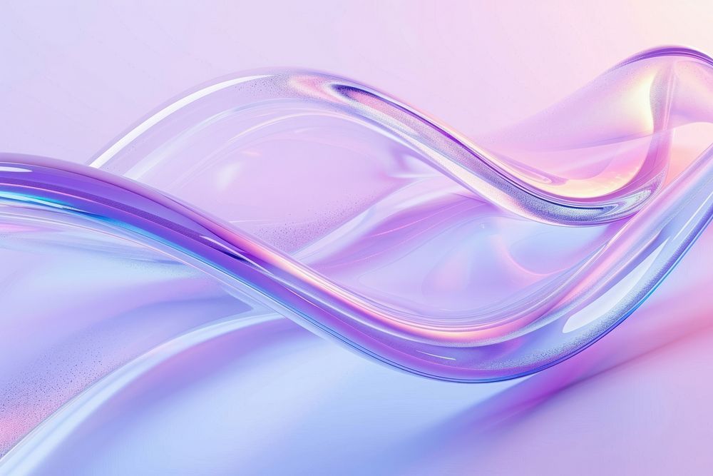 3d abstract wavy glass tube background graphics gradient.