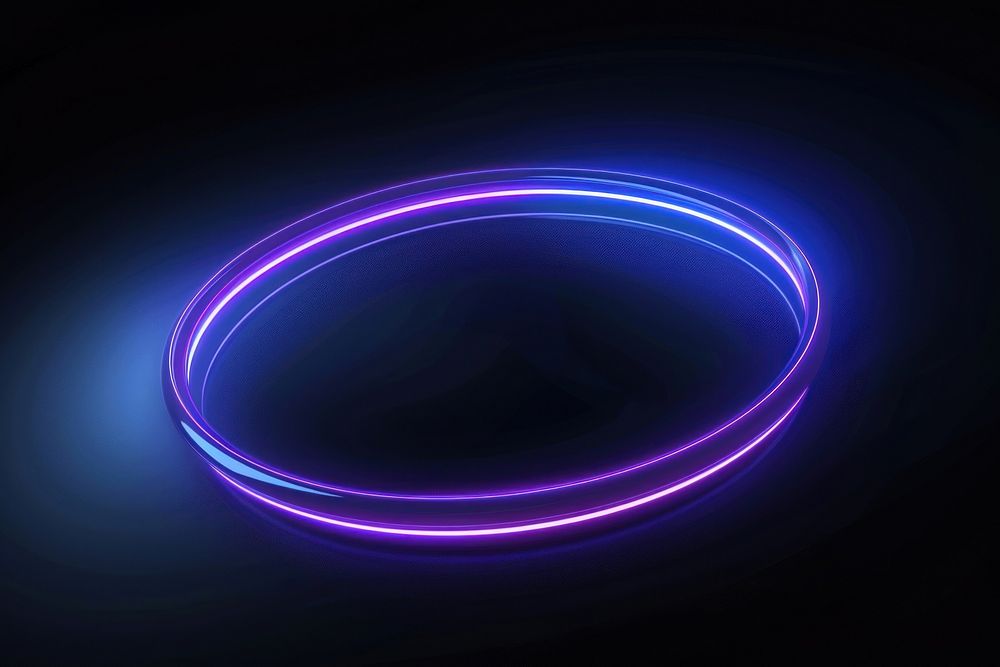 Purple glowing ring light background design.