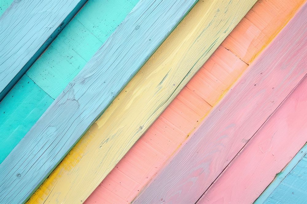 Pastel rainbow plywood background texture hardwood.