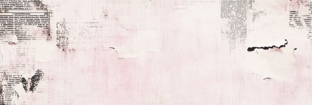 Vintage clean pink white newspaper background texture vintage design.