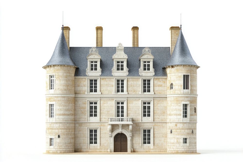 French chateau castle architecture building architectural.