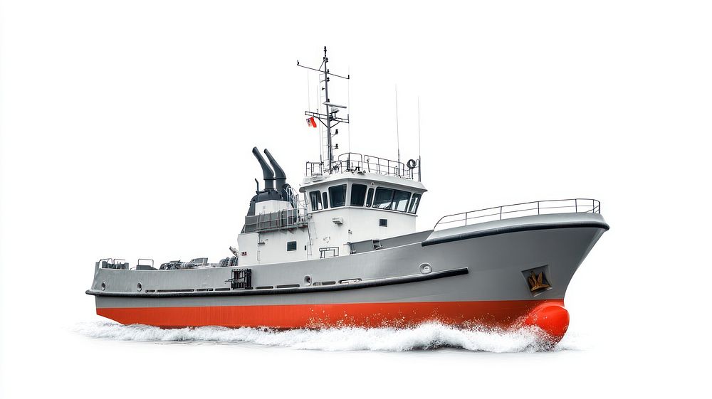 Landing ship coastal boat transportation tugboat.