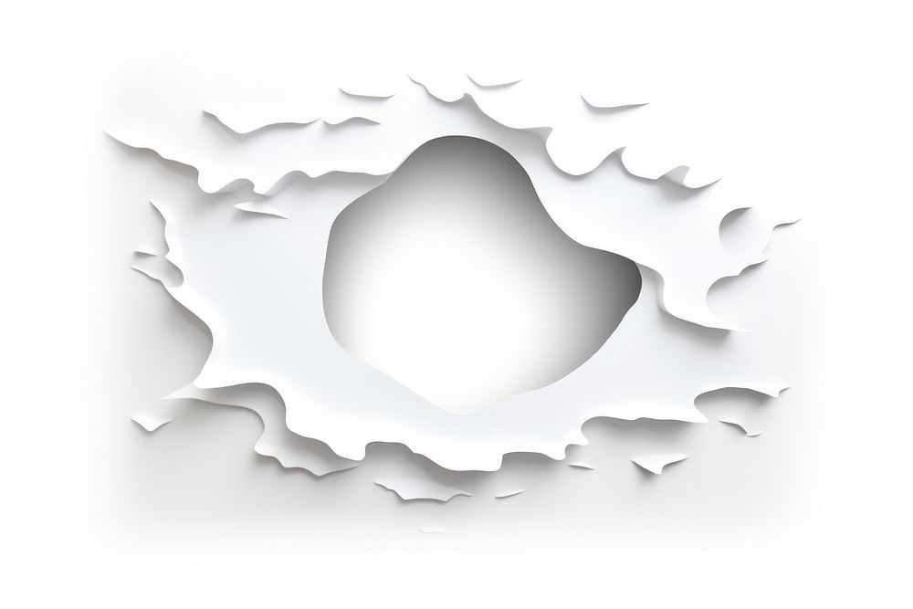 Hole in paper cut out backgrounds white hole. AI generated Image by rawpixel.