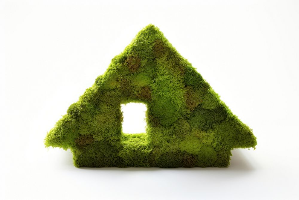 House icon moss plant shape.