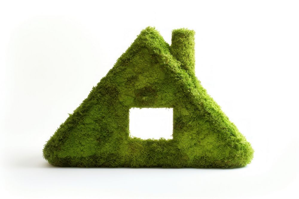 House icon shape plant green.