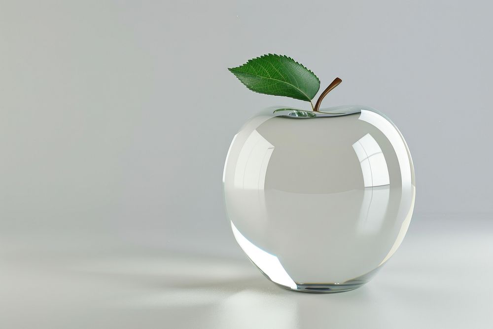 3d render of apple pottery produce plant.