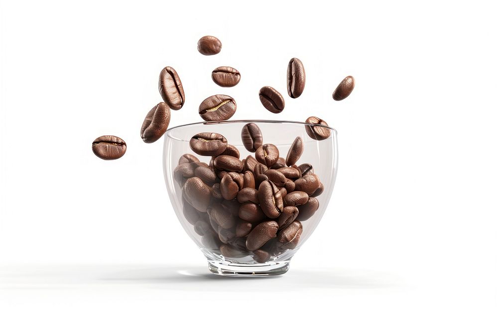 3d render of coffee beans basketball beverage sports.