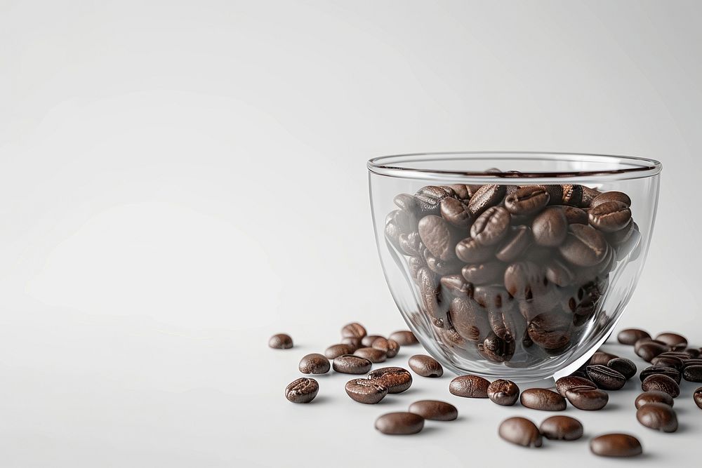 3d render of coffee beans beverage drink.