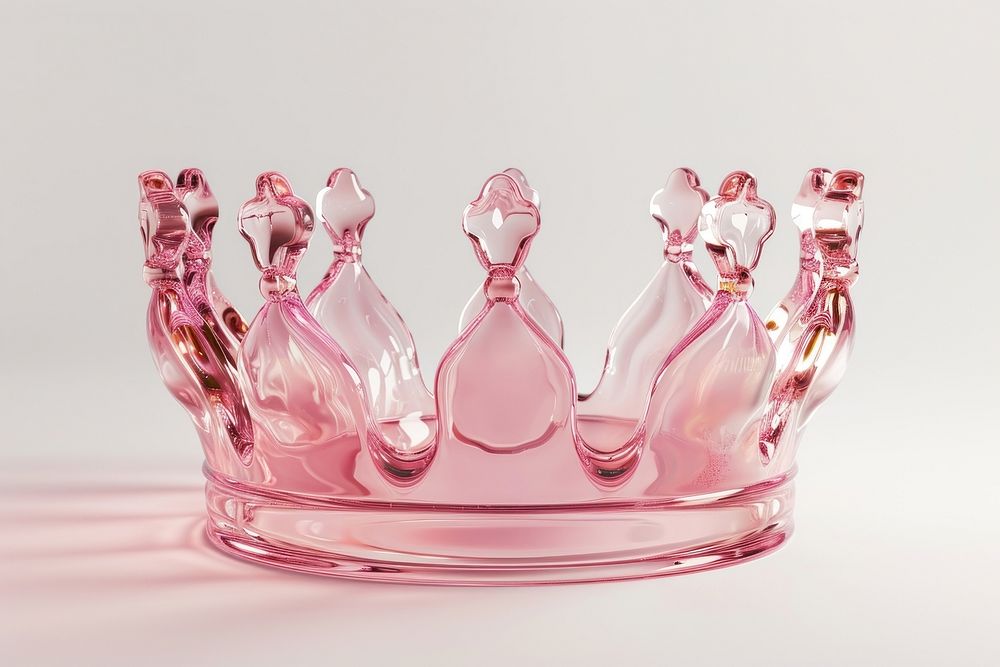 3d render of crown accessories accessory cosmetics.