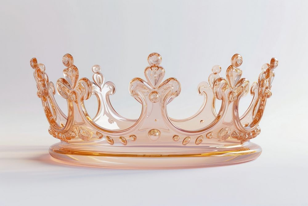 3d render of crown accessories chandelier accessory.