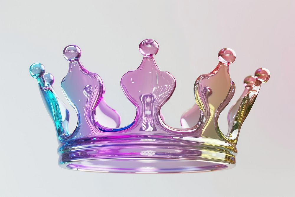3d render of crown accessories accessory jewelry.