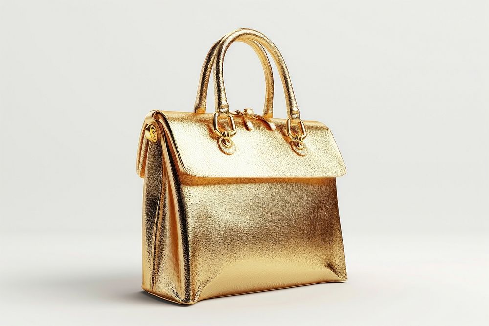 Female bag handbag purse shiny.