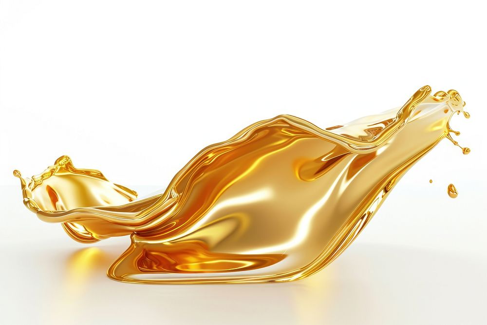 Luxury Fluid gold white background simplicity.