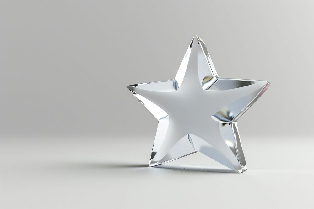 3d render of star accessories accessory symbol.