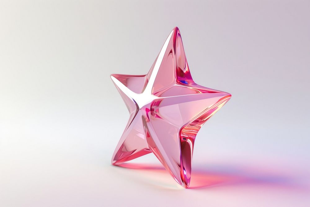 3d render of star shape symbol star symbol.
