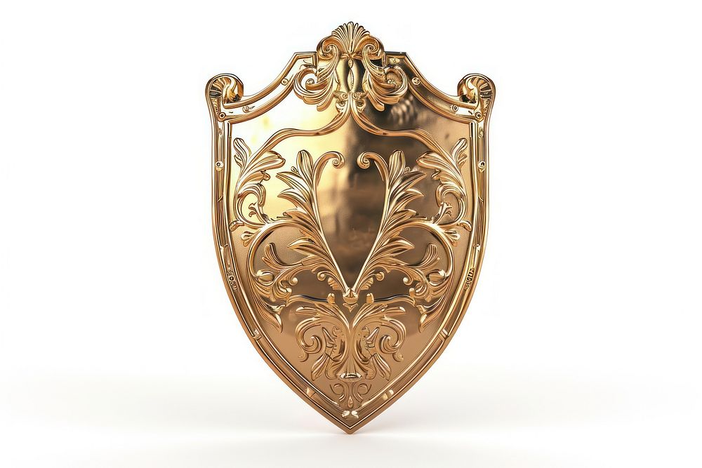 Shield pendant jewelry locket.