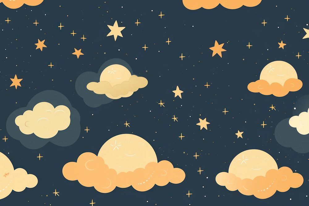 Celestial themed wallpaper backgrounds outdoors pattern.
