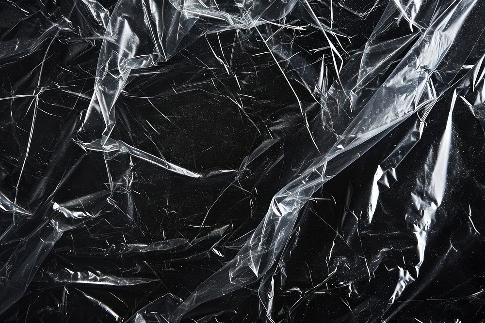 Backgrounds black plastic wrap monochrome.