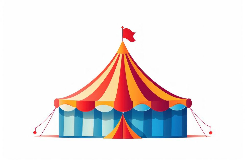 Circus tent recreation celebration outdoors. AI generated Image by rawpixel.
