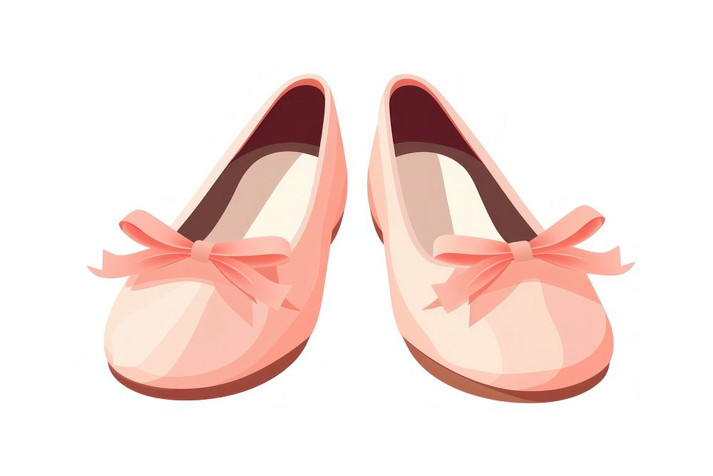 Ballet shoes footwear flip-flops clothing. AI generated Image by rawpixel.