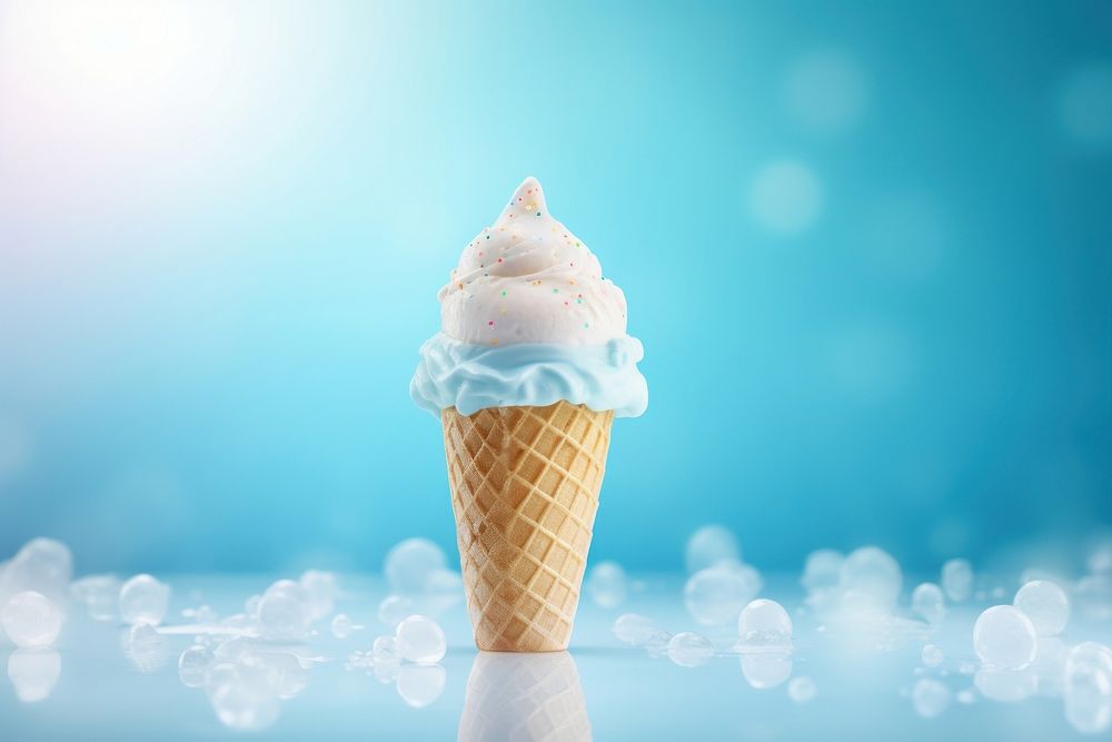 Dessert cream food ice. AI generated Image by rawpixel.