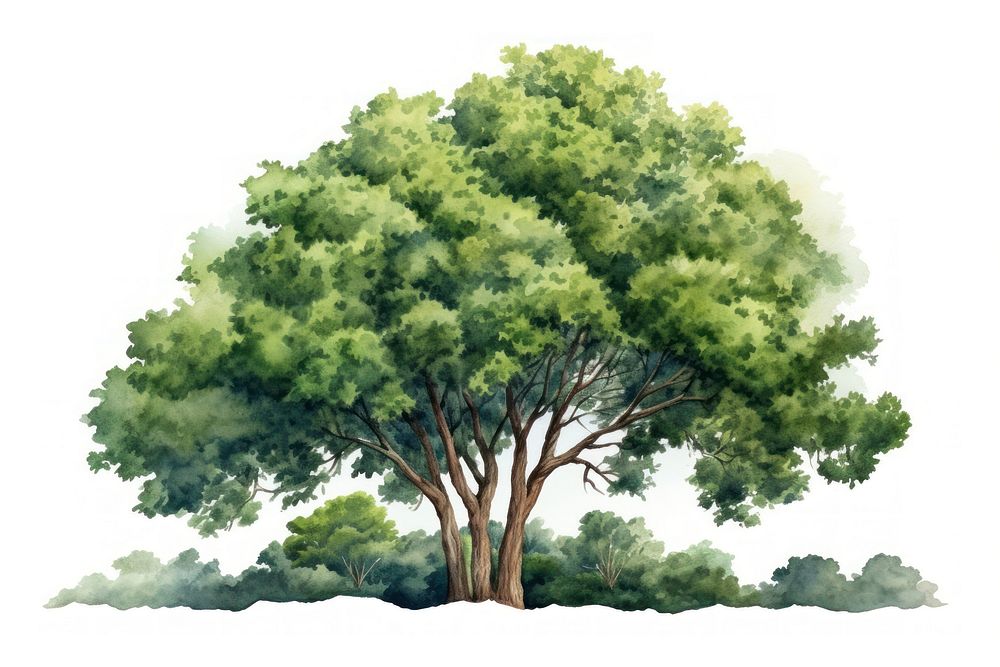 Tree painting nature plant.