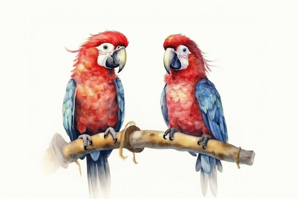 Pirate parrots animal nature bird.