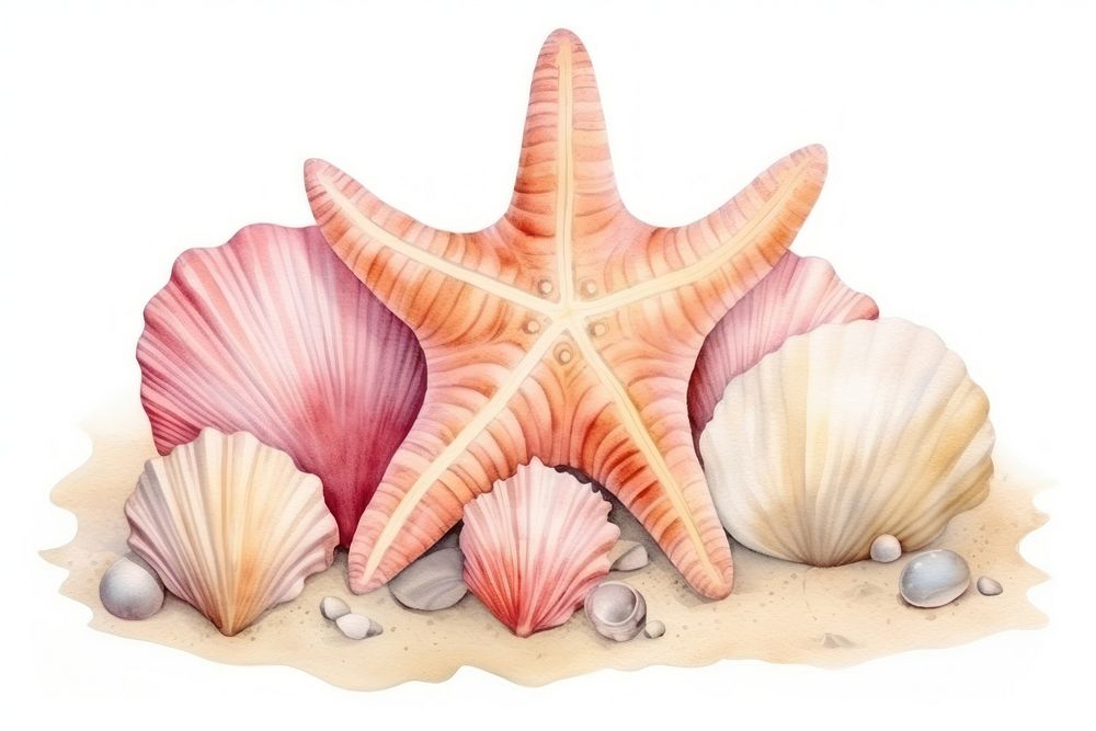 Sea shells seashell seafood nature.