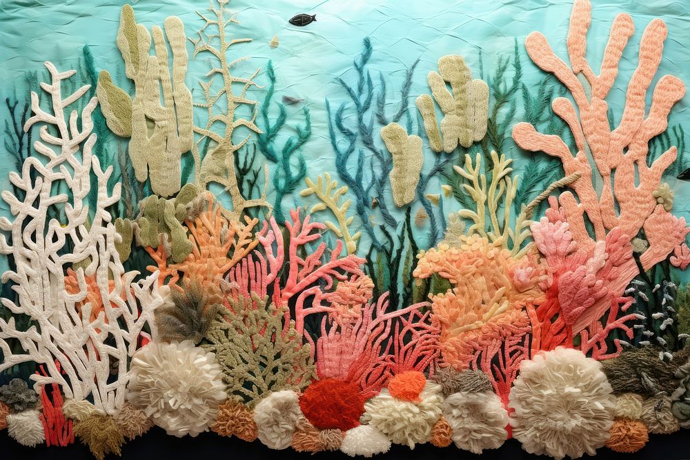 Coral reef pattern nature sea.