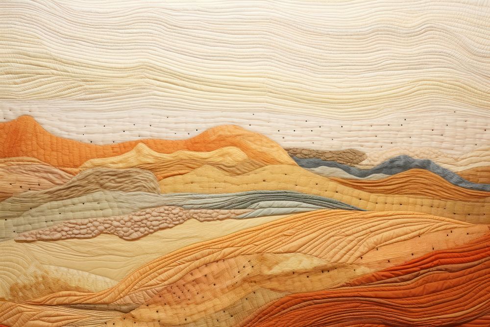 Sand dunes landscape texture art.