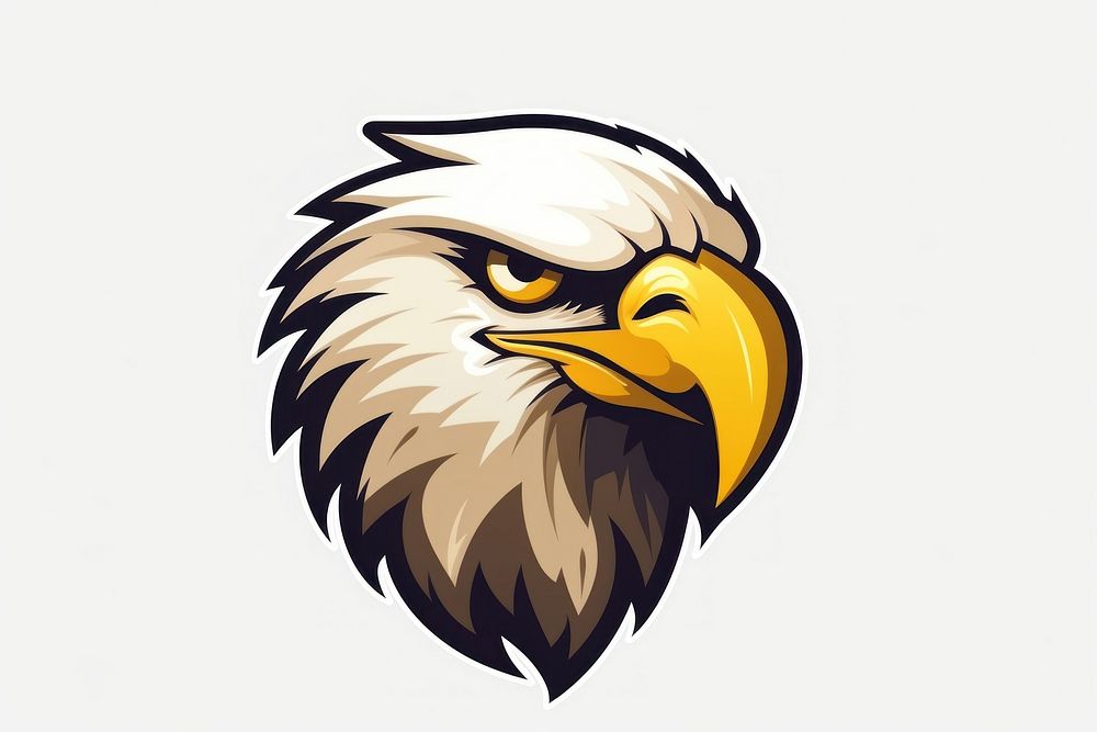 Eagle mascot animal bird beak.