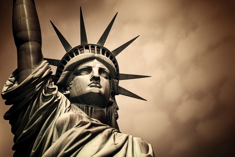 Aesthetic Photography Statue of liberty statue sculpture representation.